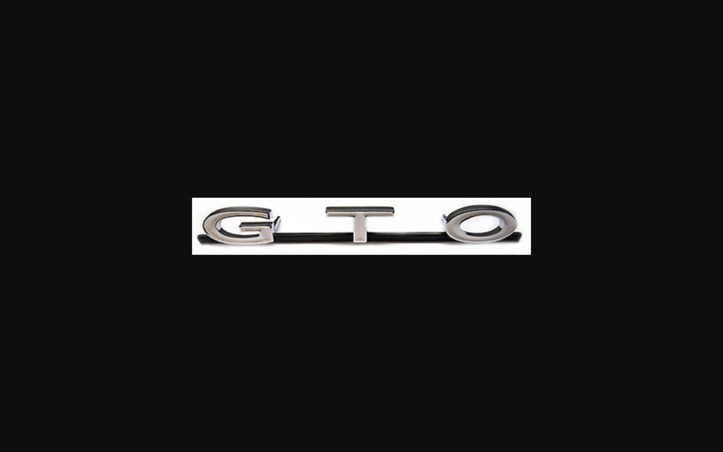 1968-1969 Pontiac GTO Grille Emblem