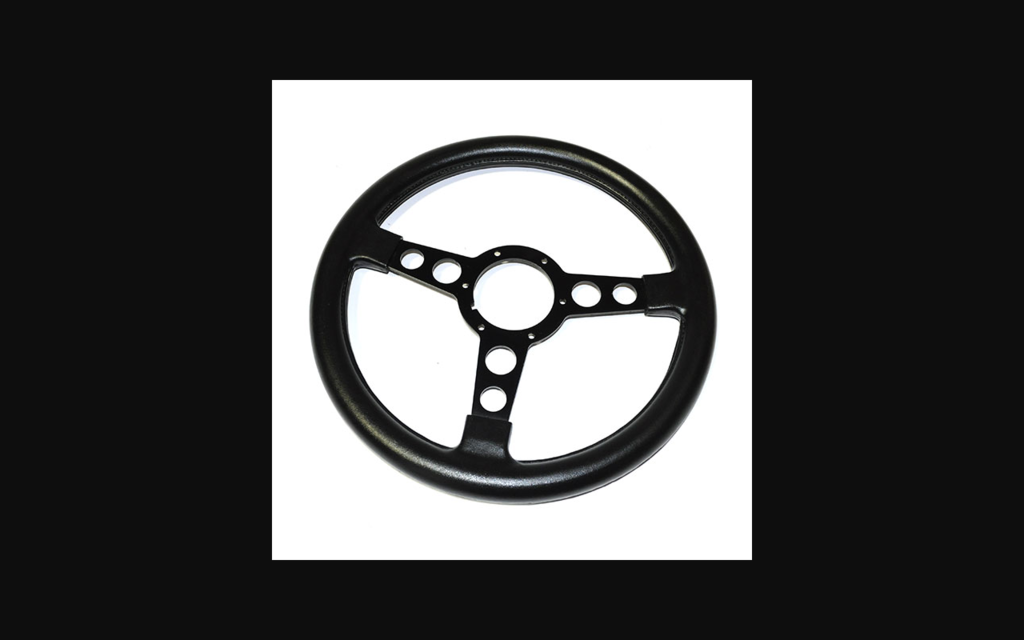 1970-1972 Pontiac GTO Formula Style Steering Wheel - Black/Black