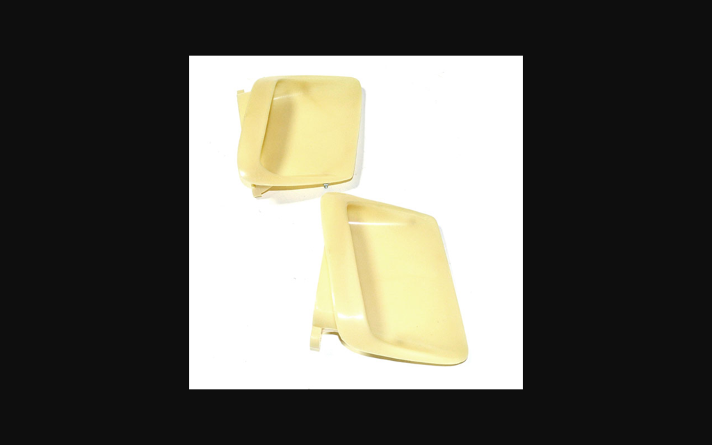 1968-1970 Pontiac GTO Ram Air Hood Scoops Plastic Pair