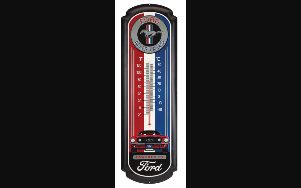 1965-2021 Ford Mustang Oversized Thermometer - Ford Mustang