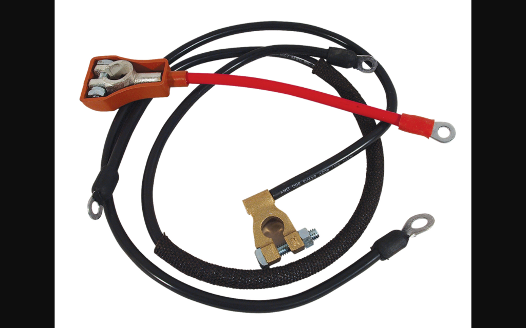 1965-1966 Ford Mustang Battery Cables - 8 Cylinder