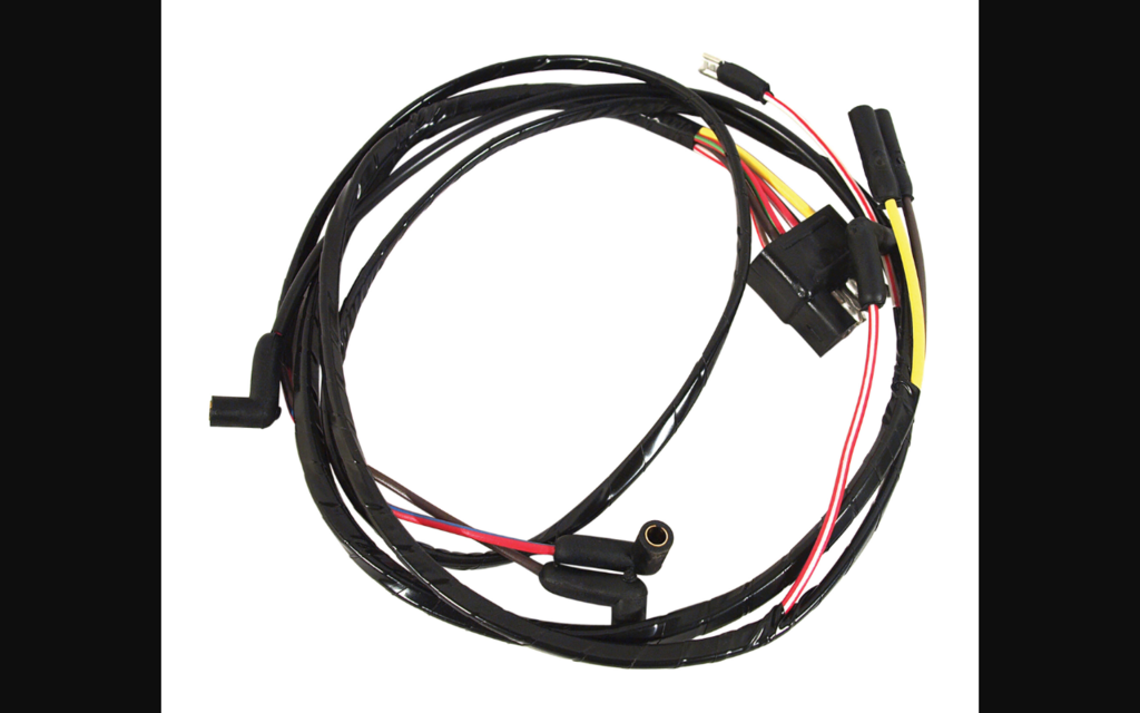 1965-1965 Ford Mustang Gauge Feed Harness - 6 Cyl W/Warn Lights W/2 Speed Heater Motor