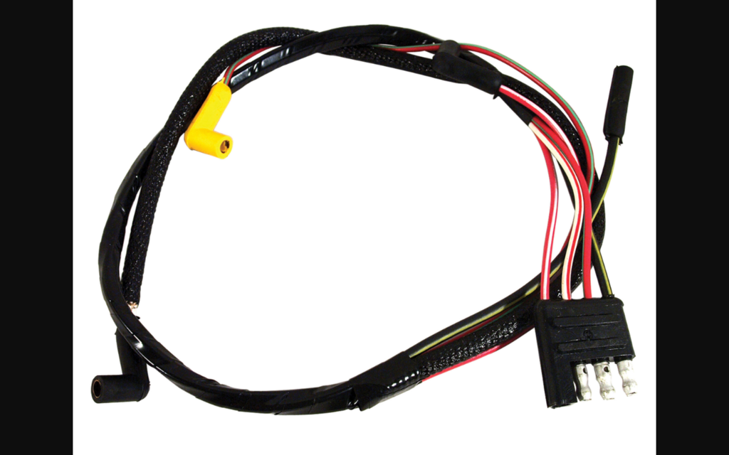 1967-1968 Ford Mustang Engine Gauge Feed Wiring From Firewall - 8 Cyl Small Block W/AC