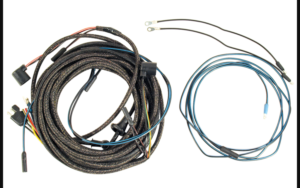 1966-1966 Ford Mustang Tail Light Wiring Harness - W/Boots Fastback