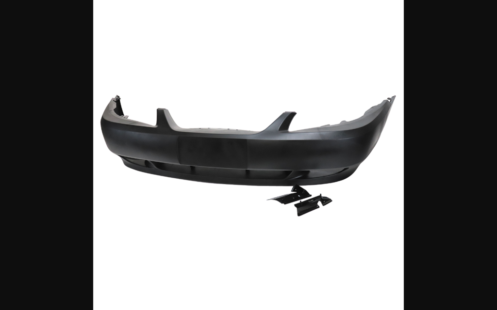 1999-2004 Ford Mustang Front Bumper Cover W/Fog Light Holes - Matte Black