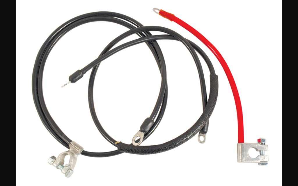 1968-1969 Ford Mustang Battery Cables - 8 Cylinder Big Block