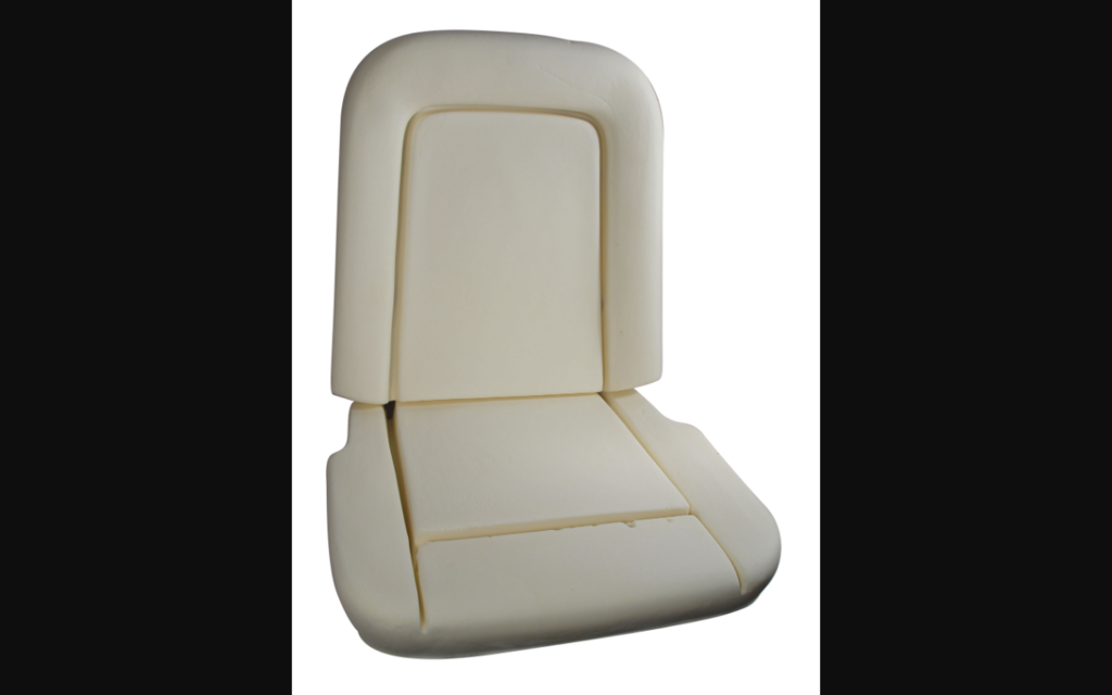 1967-1967 Ford Mustang Seat Foam - Standard Or Deluxe - 1 Top & 1 Bottom