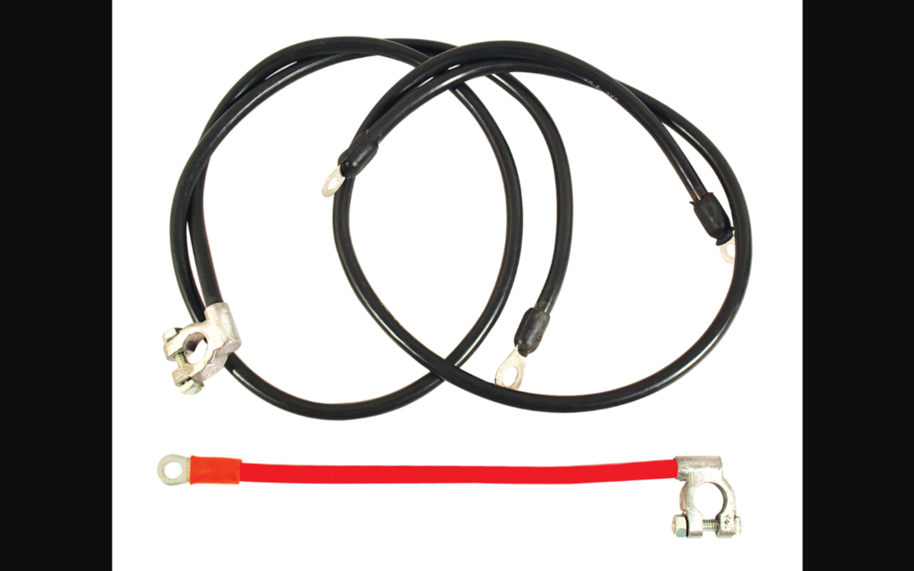 1972-1973 Ford Mustang Battery Cables - 6 Cylinder