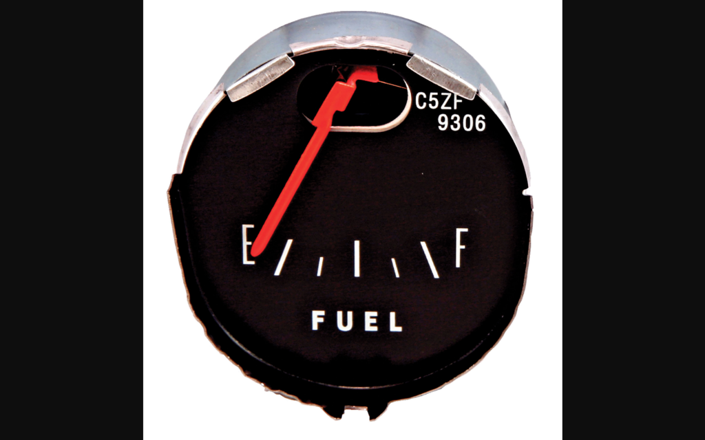 1965-1966 Ford Mustang Fuel Gauge - 1965 GT & Pony & 1966 All