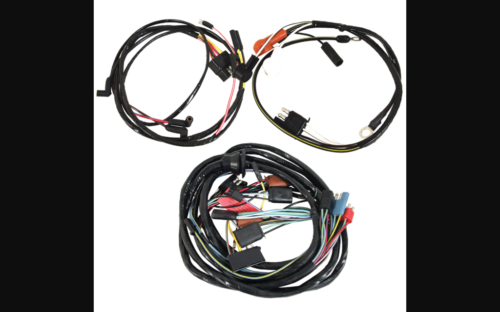 1965-1965 Ford Mustang Wiring Harness-6 Cylinder-W/Warning Lights & 2 Speed Heater Motor