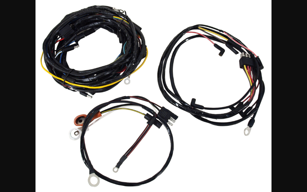 1965-1965 Ford Mustang Wiring Harness - 6 Cylinder - W/Gauges & 2 Speed Heater Motor