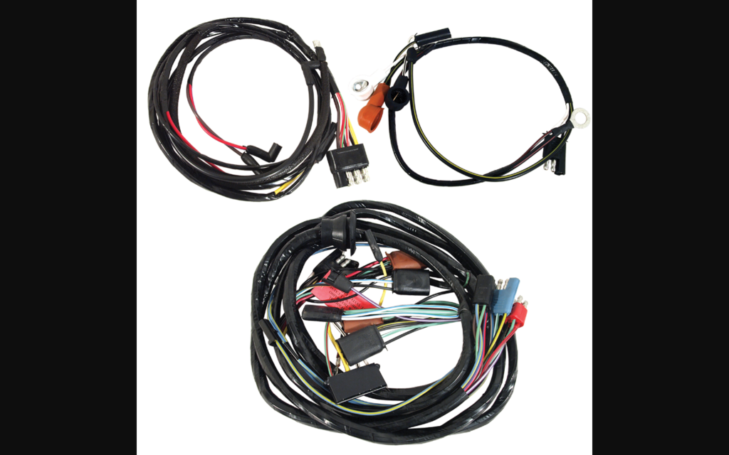 1965-1965 Ford Mustang Wiring Harness - 8 Cylinder - W/Lights & 3 Speed Heater Motor