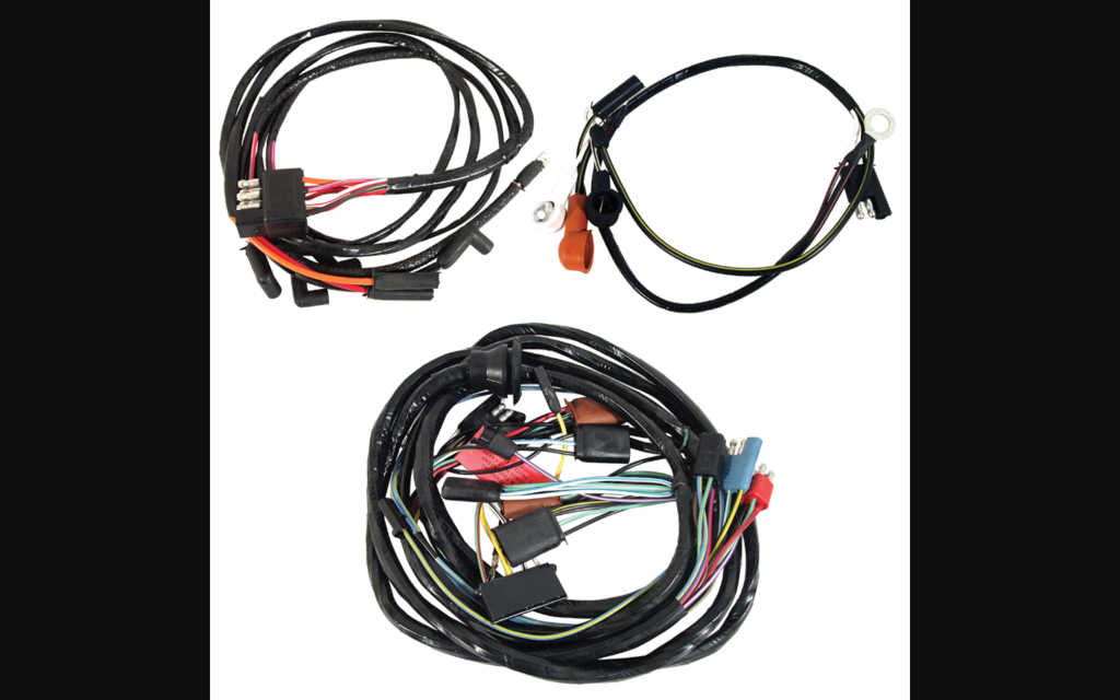 1965-1965 Ford Mustang Wiring Harness - 8 Cylinder - W/Warning Lights & 2 Spd Heater Motor