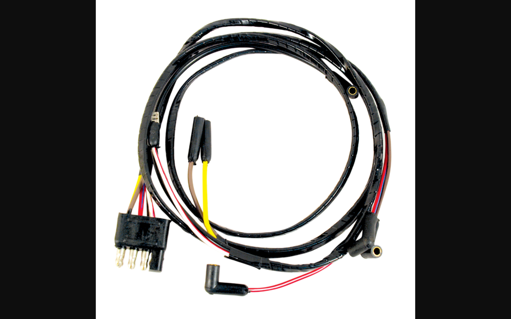 1965-1965 Ford Mustang Gauge Feed Harness - 6 Cyl W/Warn Lights W/3 Speed Heater Motor