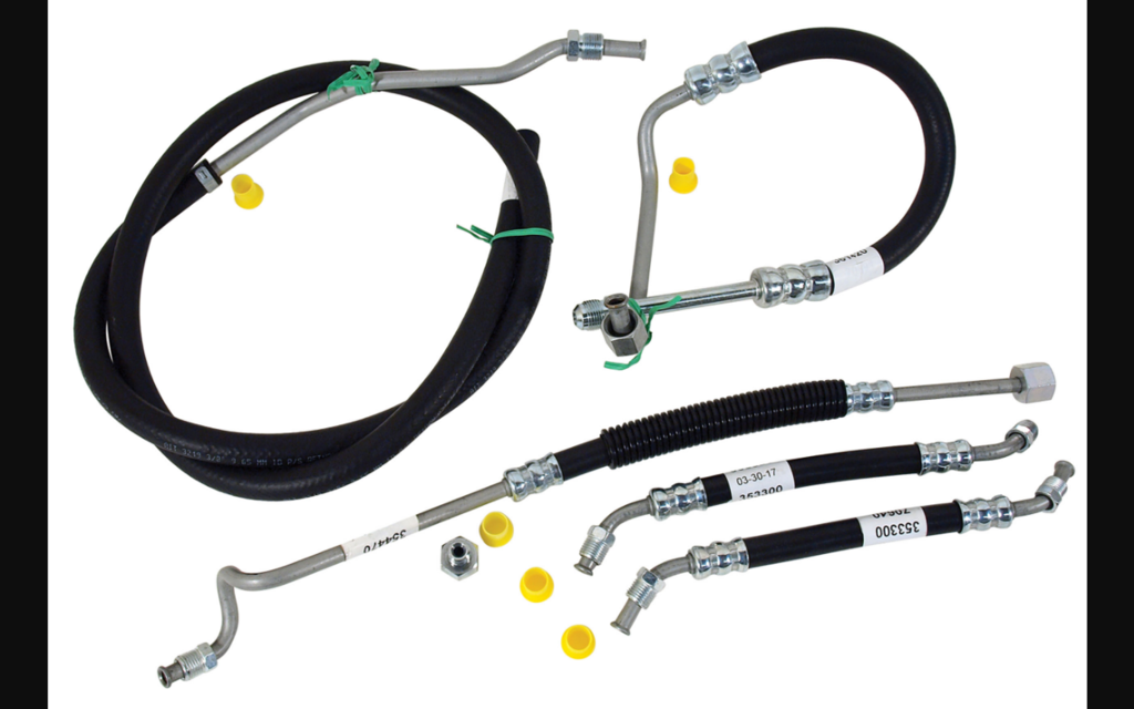 1969-1970 Ford Mustang Power Steering Hose Kit - '69 302ci W/O Cooler, 351ci & '70 429ci