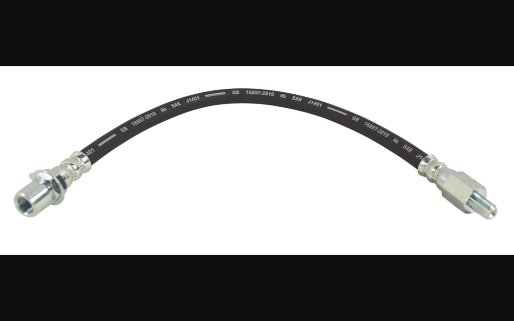 1967-1970 Ford Mustang Front Drum Brake Hose - Left or Right Hand