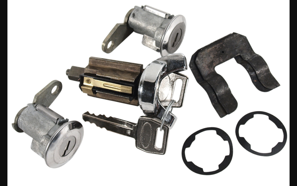 1970-1973 Ford Mustang Ignition & Door Kits - Original (Before 5/14/73)