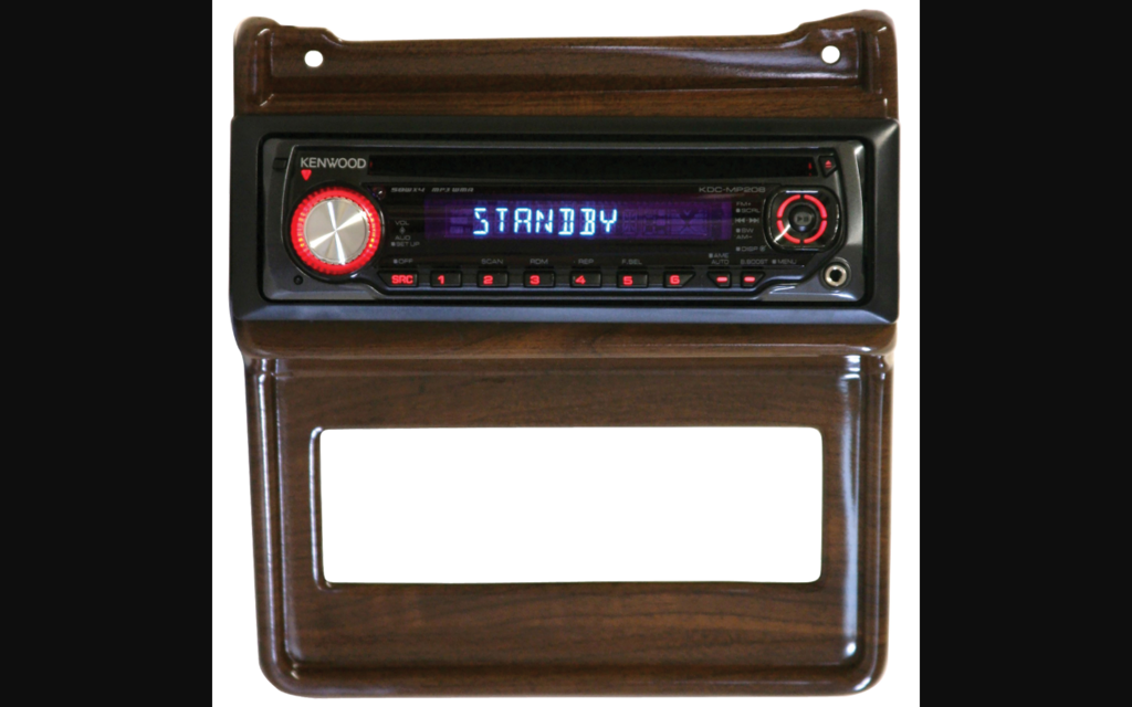 1969-1970 Ford Mustang CD Player - Pioneer In-Dash 200 Watt - Woodgrain