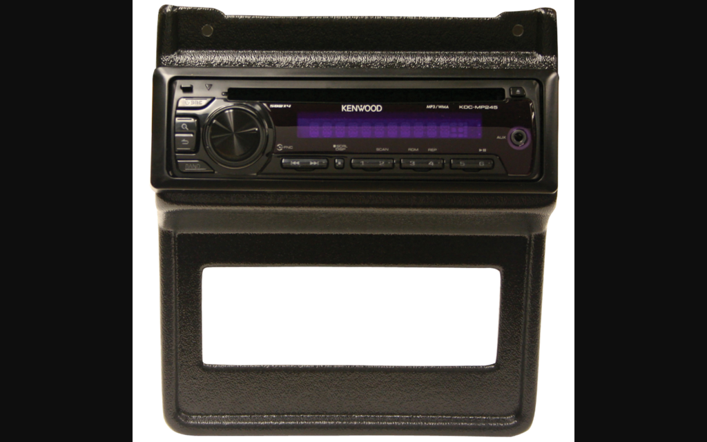 1969-1970 Ford Mustang CD Player - Kenwood In-Dash 200 Watt - Black