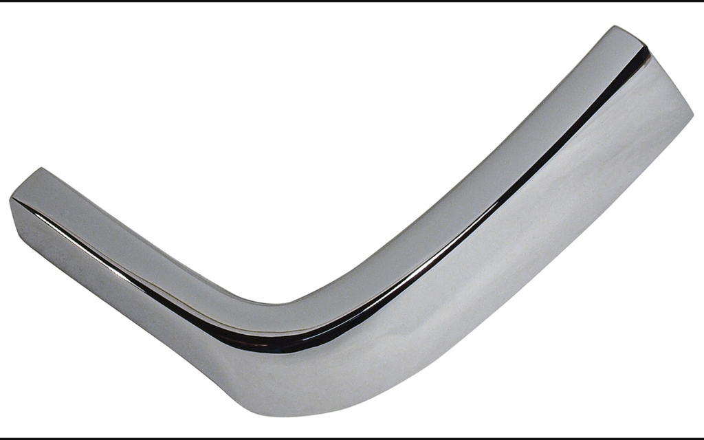 1971-1972 Ford Mustang Fender Extension Molding - RH - Chrome