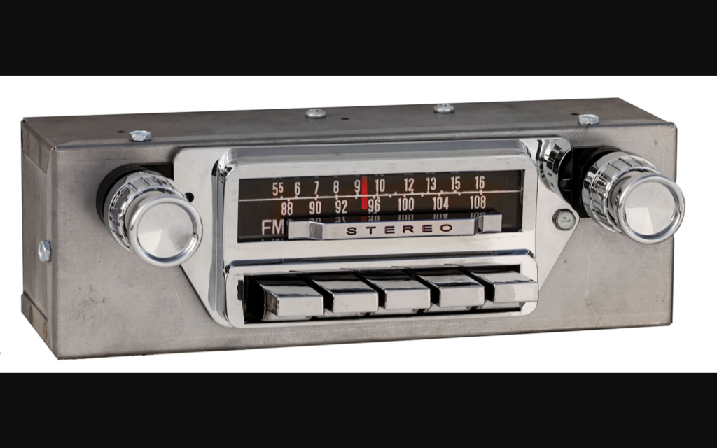 1965-1966 Ford Mustang AM/FM Factory Look Stereo Radio W/Bluetooth & Upgraded Power Supply