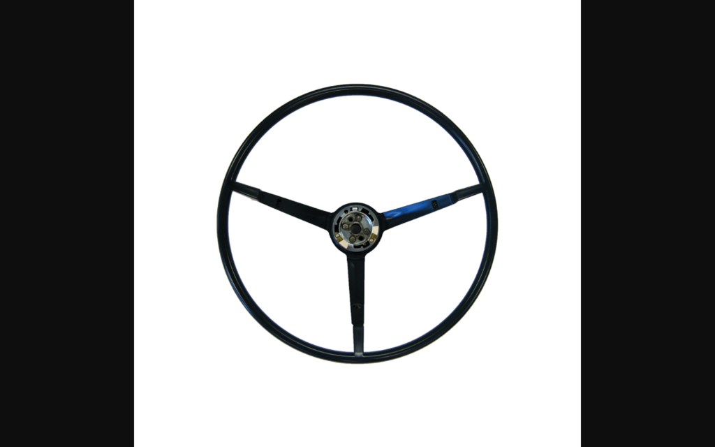 1965-1965 Ford Mustang Steering Wheel - 3 Spoke - Dark Blue