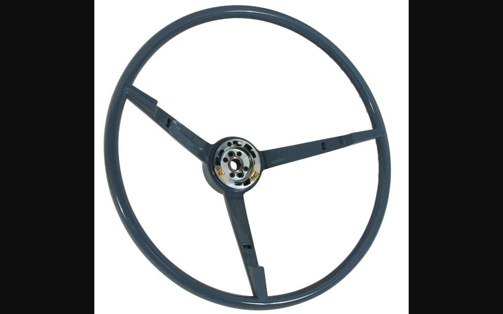 1966-1966 Ford Mustang Steering Wheel - 3 Spoke - Blue