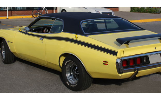 Picture of 1971 Dodge Charger Super Bee Side and Cowl Stripes Kit