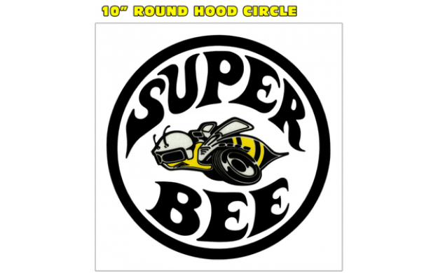 Picture of 1971 Dodge Charger Super Bee 10" Circle Hood Decal - Bee Logo