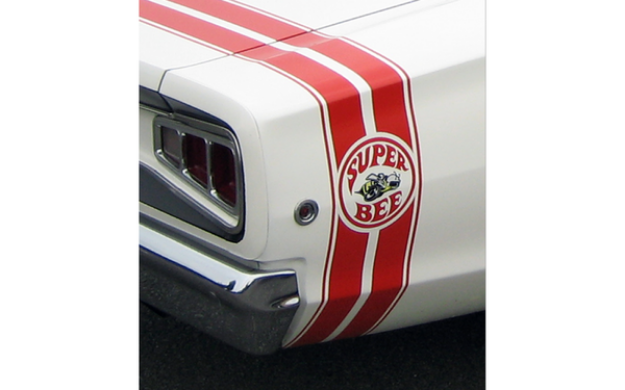 Picture of 1968 Dodge Coronet Super Bee Bumble Bee Tail Stripes Kit - Bee Logo