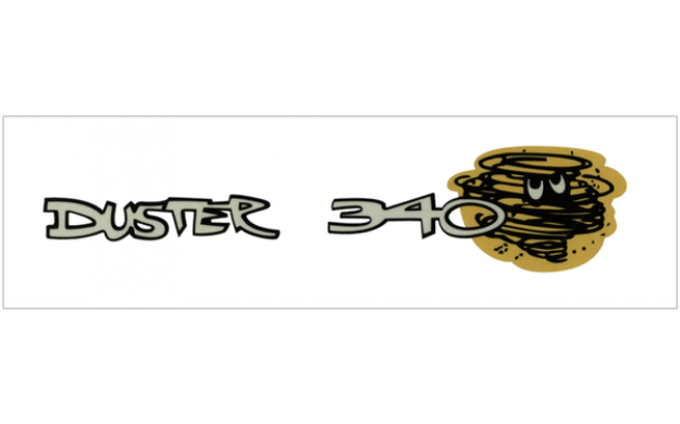 Picture of 1970 1971 1972 Plymouth Duster 340 Dust Cloud Tail Panel Decal