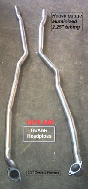 Picture of 1970 Cuda AAR or Challenger T/A Head Pipes Set