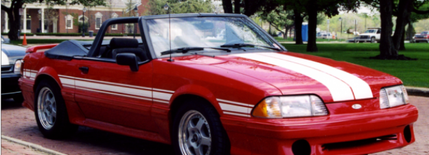 Picture of 1987-93 SAAC Mustang Dual Lemans Stripes - Hatchback - No Spoiler
