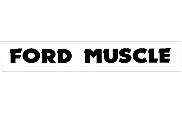 Picture of Ford Muscle Windshield Decal