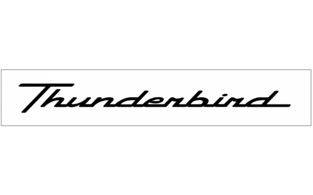 Picture of Ford Thunderbird Windshield Decal - 2.9" x 28"