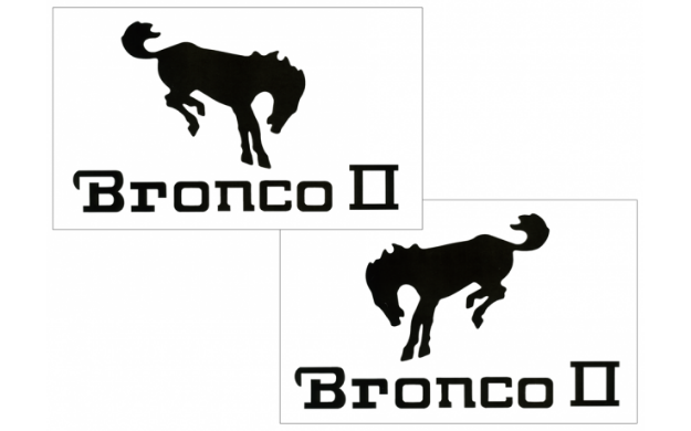 Picture of Ford Bronco II Decal Set - 4" x 6.5"
