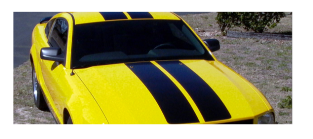 Picture of 2005-09 Mustang Lemans Racing Stripe Kit - Low Wing - Hardtop