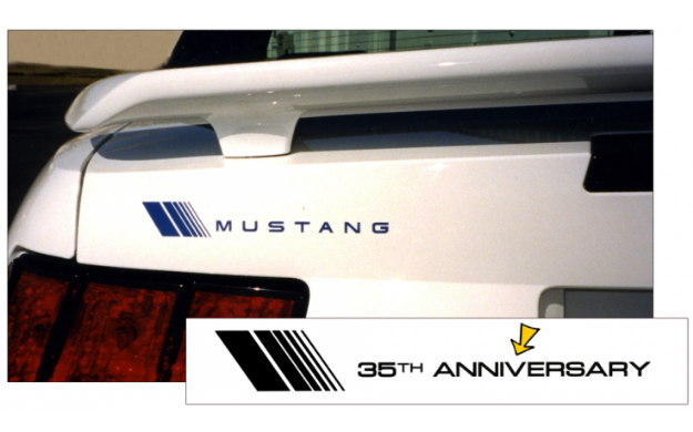 Picture of 1999 Mustang Fader Trunk Decal - 35TH Anniversary