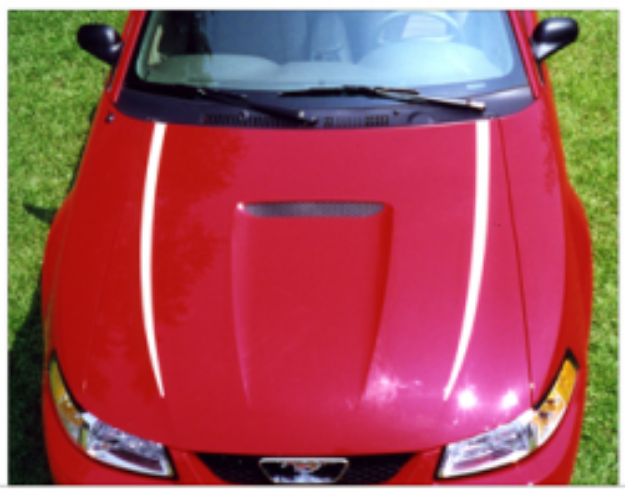 Picture of 2004 Mustang Hood Cowl Stripes - 40TH Anniversary Designation