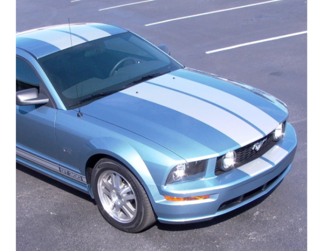 Picture of 2005-09 Mustang Lemans Racing Stripes - Hood Only