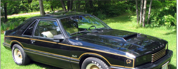 Picture of 1983 Mercury Capri Black Magic Stripe Kit