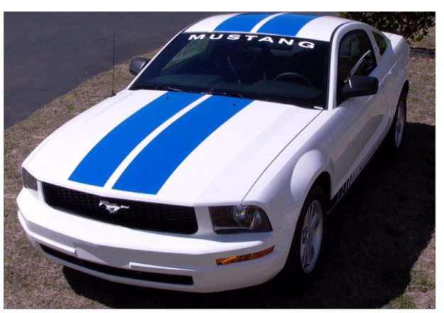 Picture of 2005-09 Mustang Lemans Racing Stripes - High or No Wing - Hardtop