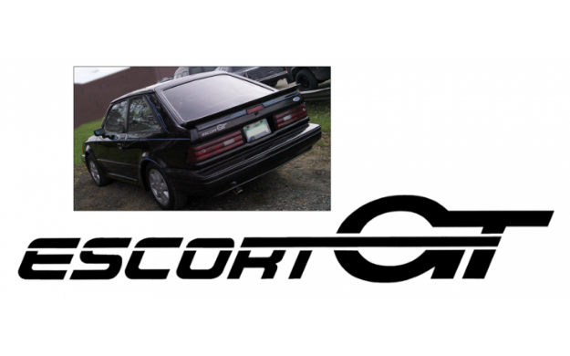 Picture of 1986 Ford Escort GT Door or Trunk Lid Decal