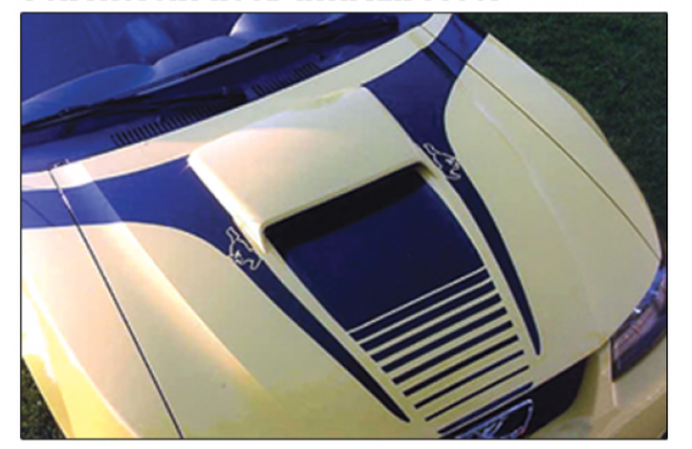 Picture of 1999-04 Mustang Boss Hood Decal with No Name - Flat or Raised Hood
