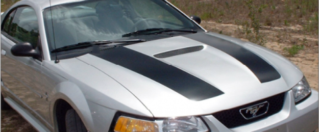 Picture of 1994-04 Mustang Dual Hood Stripes - No Cutout
