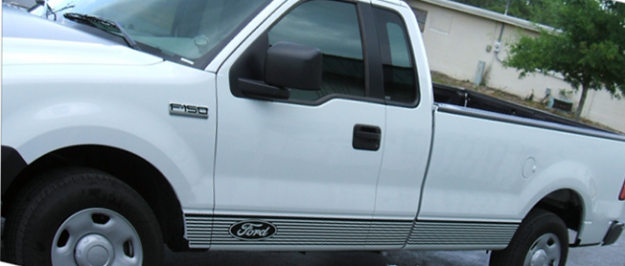 Picture of 2005-07 Ford Truck Multi-Line Stripe with Ford Oval - Long Style
