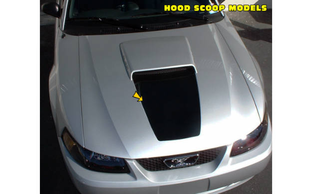 Picture of 1999-04 Mustang GT Square Nose Hood Decal - Hood Scoop Model