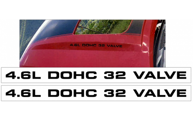 Picture of 2003-04 Mustang Mach 1 Hood Decal Set - 4.6L DOHC 32 VALVE