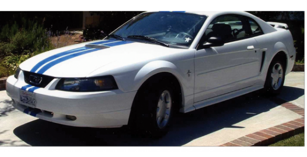 Picture of 1999-03 Mustang Lemans Racing Stripes - Hardtop - Flat Hood