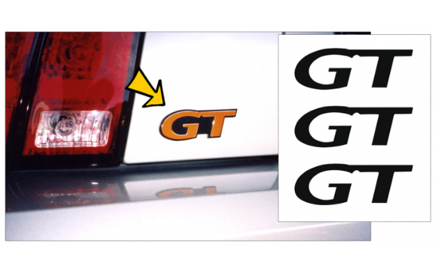 Picture of 1999-04 Mustang GT Emblem Overlay Decals